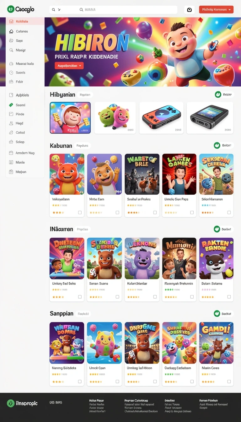 Galeri pratinjau visual suster123 build APK resmi terbaru